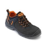 Pantofi de protectie MASTER S3 SRC, marimea 42, negru cu portocaliu