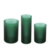 Vaza flori NEMO 3/1 16-verde transparent-LA005T