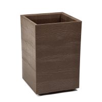 Ghiveci KARO DESKA coffee 400x400x600 mm-86-espresso-LA890