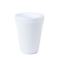 Ghiveci inalt LIMA Fi 390 mm 05-alb-LA660