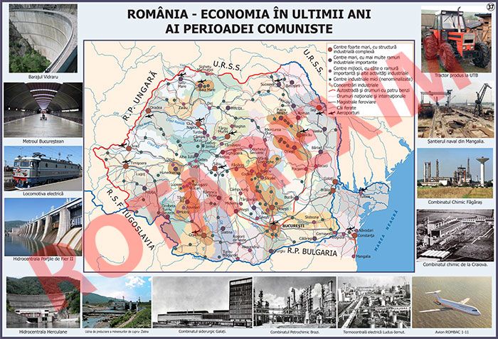 Romania - Economia in ultimii ani ai perioadei comuniste