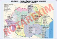 Romania - etniile in provinciile istorice