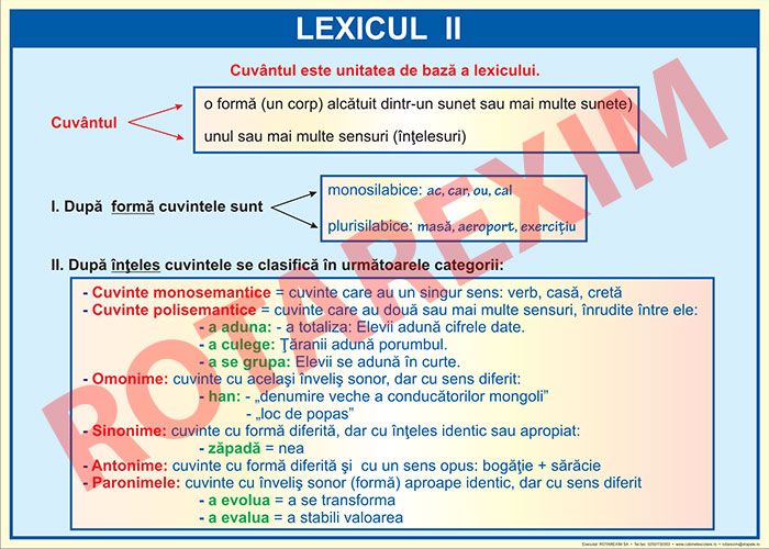Lexicul 2