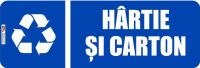STICKERE AUTOCOLANTE pentru PUBELE și CONTAINERE CAV - COLECTARE SELECTIVĂ