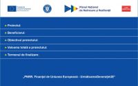 PANOU OFICIAL DE ȘANTIER /TEMPORAR PNRR – MANAGEMENTUL DEȘEURILOR