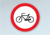 Accesul interzis bicicletelor 