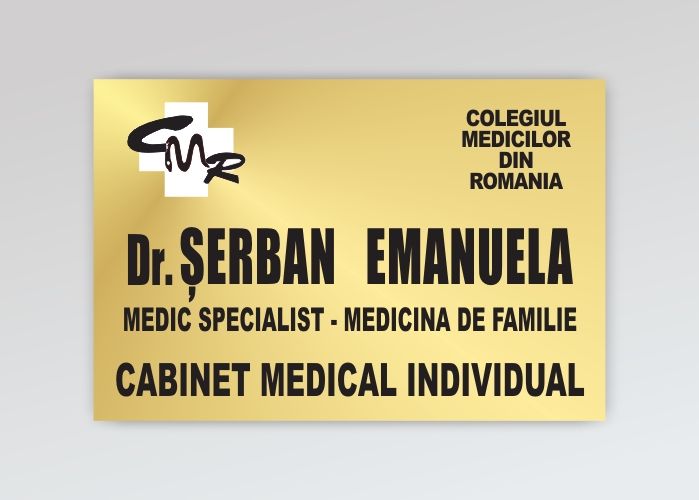 Firma cabinet medical - format mare