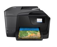 HP OfficeJet Pro 8710 Second Hand - Multifuncțională Inkjet Color A4, Wireless, Duplex + Cartușe Noi  