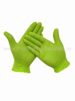 Manusi de examinare din nitril nepudrate, Verde, M