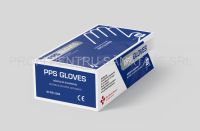 Set 100 Mănuși Nitril Nepudrate PPS Gloves, Albastre, Mărimea XS 