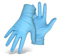 PPS Mănuși de examinare din nitril nepudrate M - Albastre [EN 455]