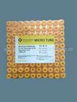 MICRO-eprubeta biochimie cu gel 0.5ml cu capac galben (100 buc/cutie)