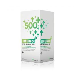 Beta Glucan 500mg cu Vitamina C, 60 cps Imuno