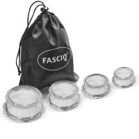 FASCIQ® Silicone Cupping Set de 4 Ventuze