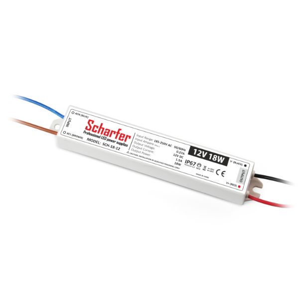 Sursă de alimentare LED Profesională 12V 18W SCHARFER