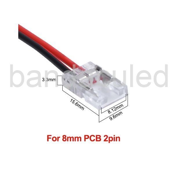 Conector pentru bandă LED de 8 mm IP20 COB(2)