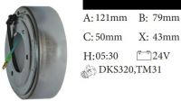 bobina compresor Zexel Termoking 24V 121/79/50/43 mm