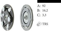Ambreiaj compresor Sanden 92/16.2/3.3 TRSE09/TRSA09