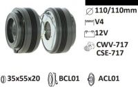 Kit fulie compresor Calsonic CWV717/CSE717 BMW