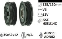 fulie compresor Toyota 6SEU14C V6 124mm