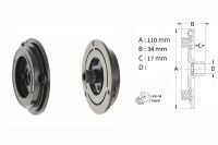 cuplaj fulie compresor VISTEON VS-14 Ford