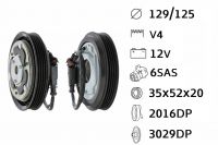 Kit fulie compresor DENSO 7SAS - Porsche