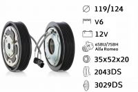 Kit fulie compresor DENSO 6SBU / 7SBH - Alfa Romeo