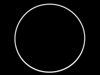 Cerc/inel metalic pentru prinzător de vise, Ø20 cm-alb