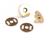 Închizatori / Capse magnetice, finisaj auriu, 18 mm