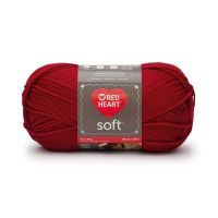 Red Heart Soft, 09925, really red
