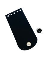 Clapeta micacu magnet, 12x5,5 cm, negru