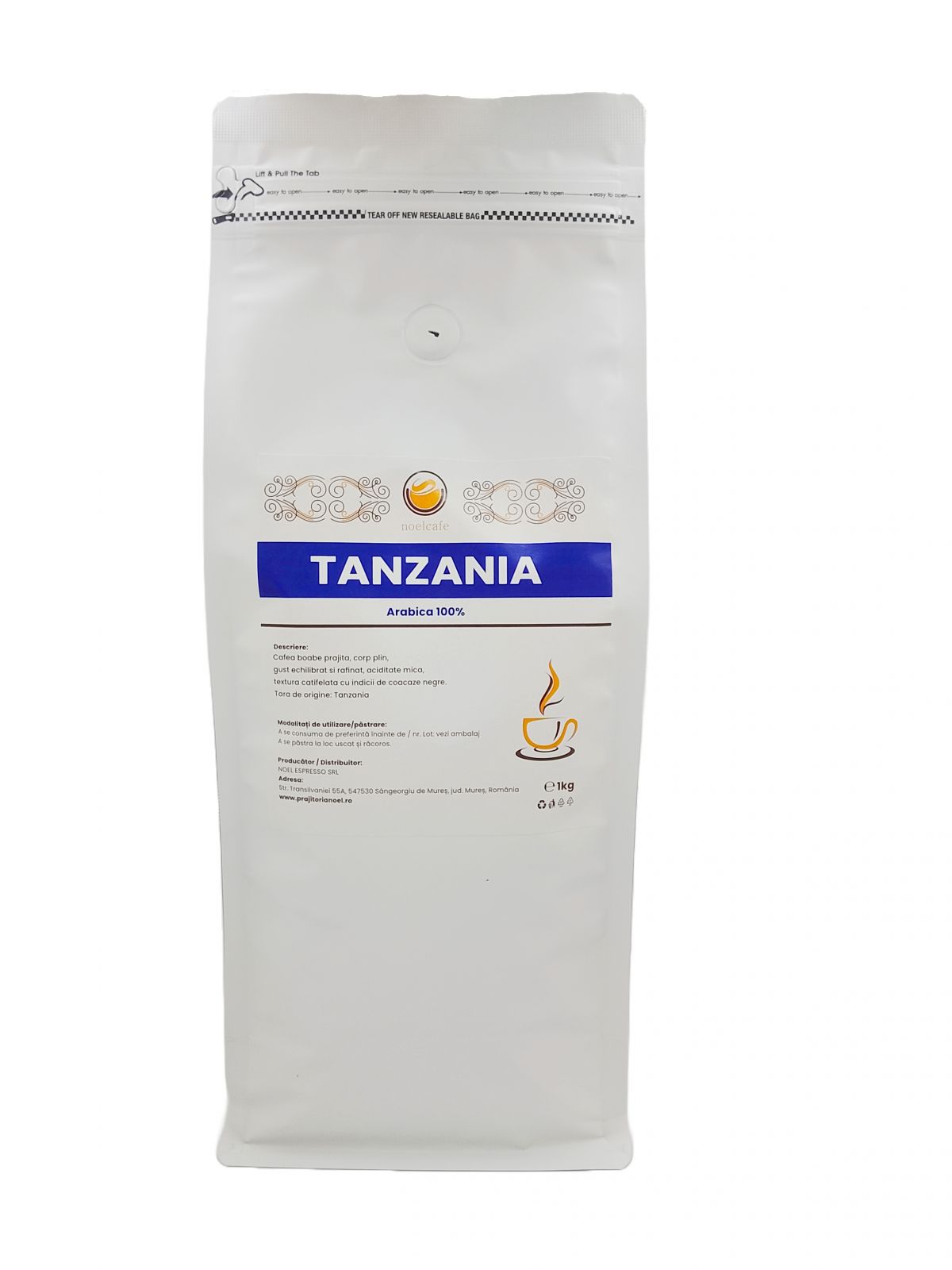 Cafea boabe - NoelCafe.ro Cafea Boabe - Tanzania Kilimanjaro