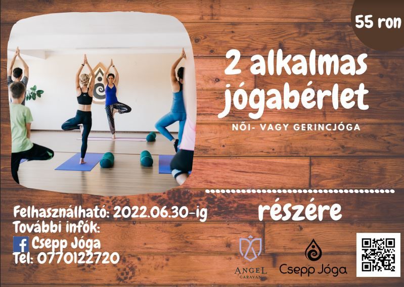 Csepp Joga - Curs Yoga 2 ocazii