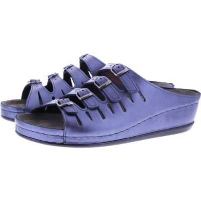 Papuci cu talpă anatomică, BERKEMANN Hassel, albastru