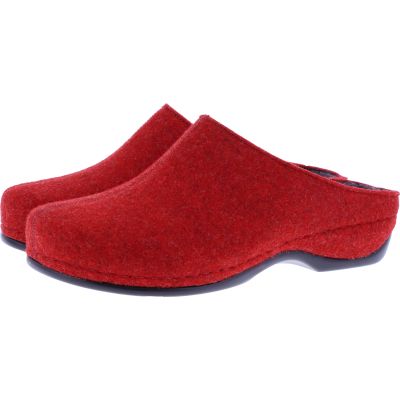 Papuci de casă cu talpă anatomică, BERKEMANN Florina, roșu
