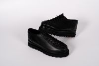 Pantofi Oxford star negru piele naturala