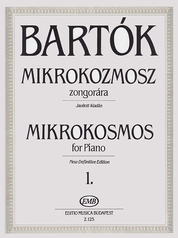 Mikrokosmos for piano vol.1