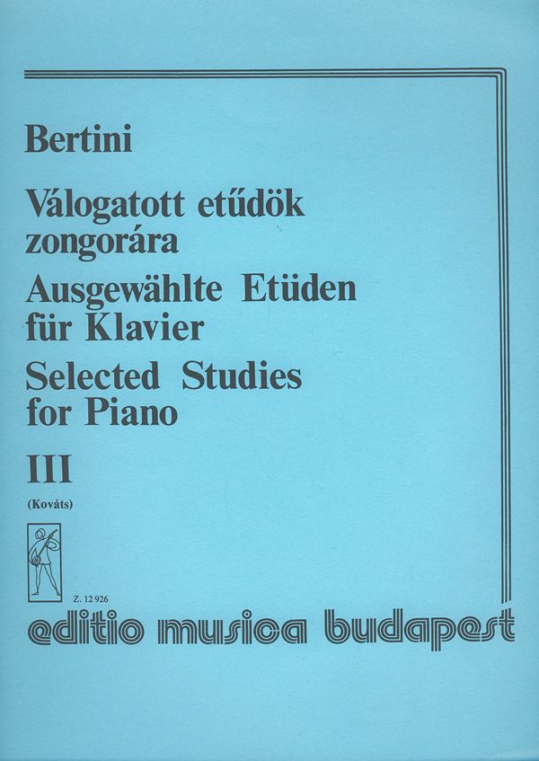 Selected Studies for Piano vol.3