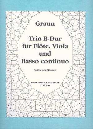 Trio B-Dur für Flöte, Viola und Basso Continuo