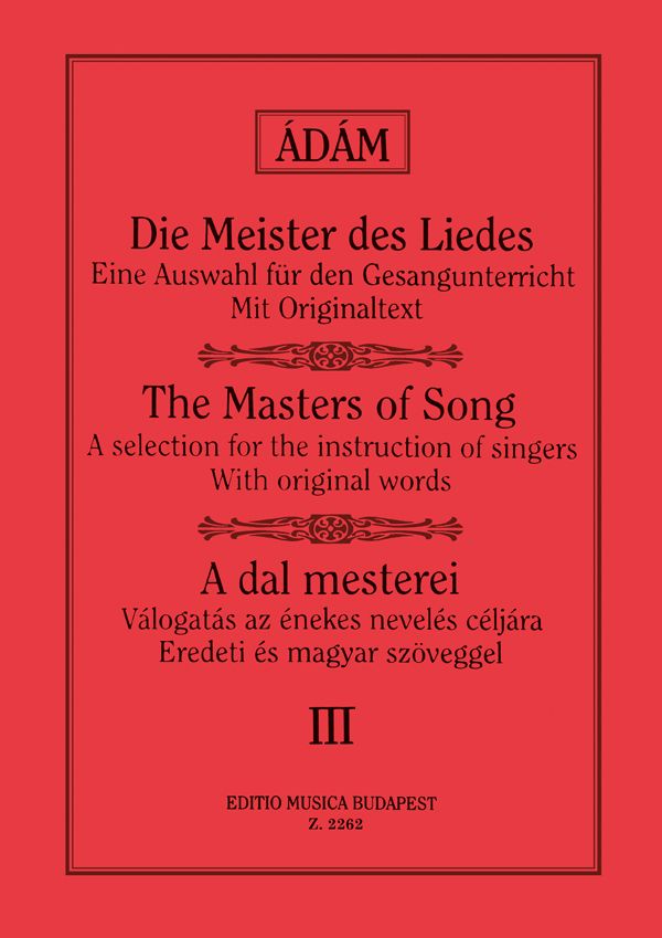 THE MASTERS OF SONG vol.3