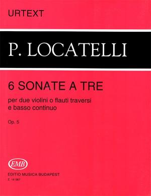 6 Sonate a tre per due violini o flauti traversi e basso continuo Op.5