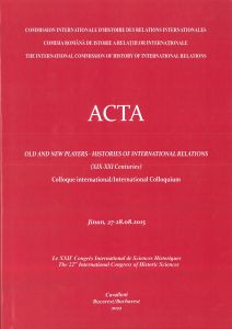 ACTA - Le XXII Congres International de Sciences Historiques