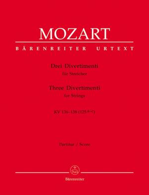 three Divertimenti for Strings • Mozart, Wolfgang Amadeus