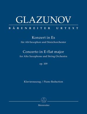 Concerto for Alto Saxophone und String Orchestra in E-flat major op. 109 • Glazunov, Alexander