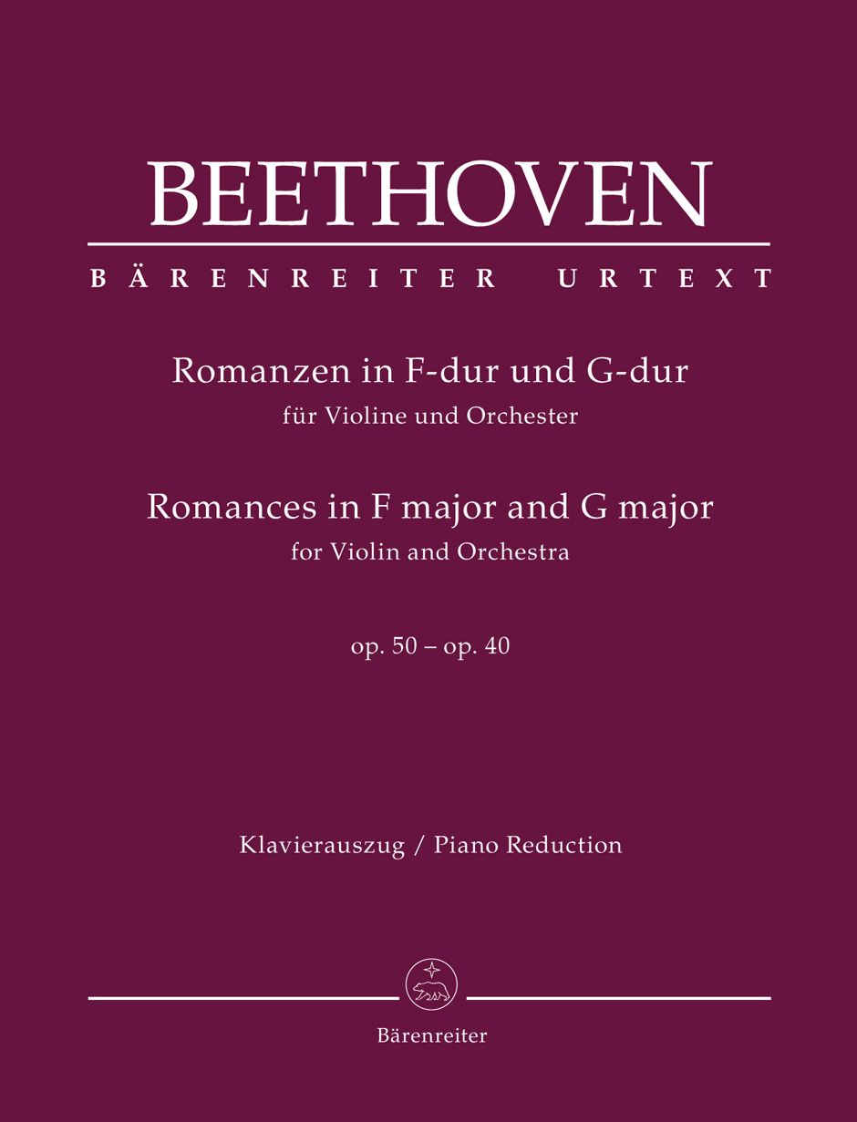 Romances in F major and G majo • Beethoven, Ludwig van