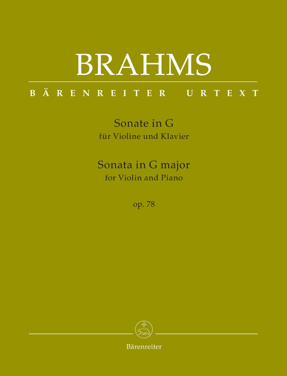 Sonata for Violin and Piano G  • Brahms, Johannes