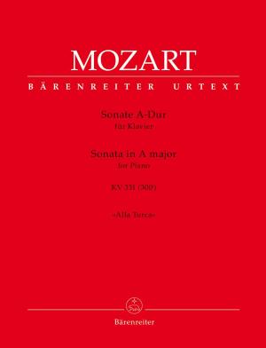 Sonata for Piano in A major K. • Mozart, Wolfgang Amadeus