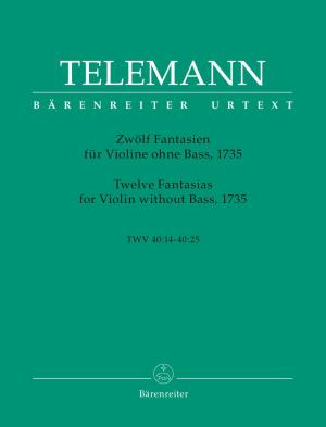 Twelve fantasies for Violin wi • Telemann, Georg Philipp