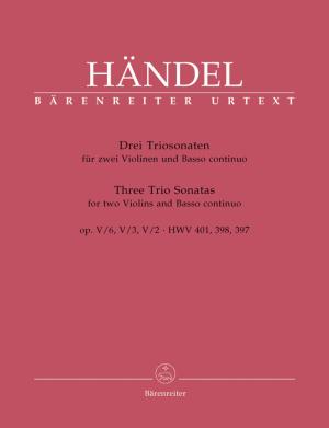 Three Trio Sonatas for Two Vio • Handel, George Frideric