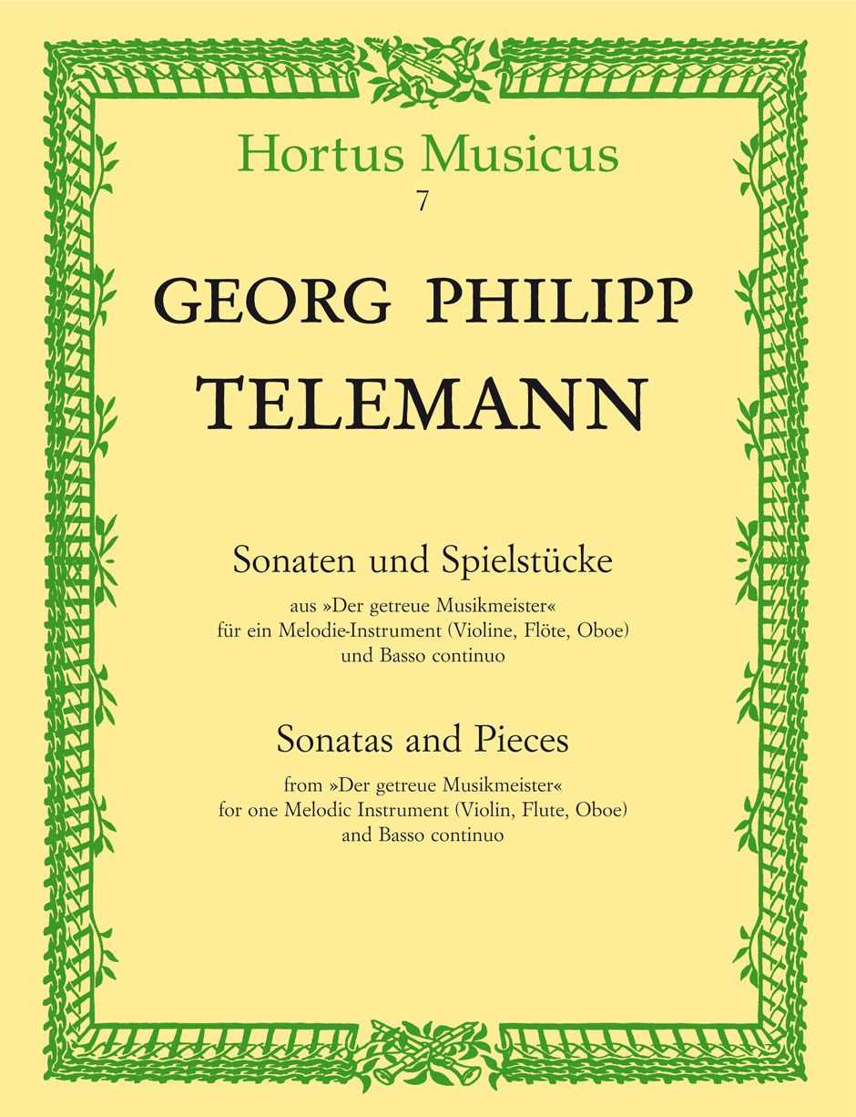 Sonatas and Pieces for one Mel • Telemann, Georg Philipp